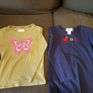 Girls adorable dress size 6X and girls butterfly T